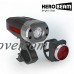 HeroBeam Ultimate USB Rechargeable Bike Light Set – Unique Side Visibility LEDs – The Safest Lighting Combination Set with Front and Rear Bicycle Lights – Easy to Install for Adults and Kids - B0773MJTDM